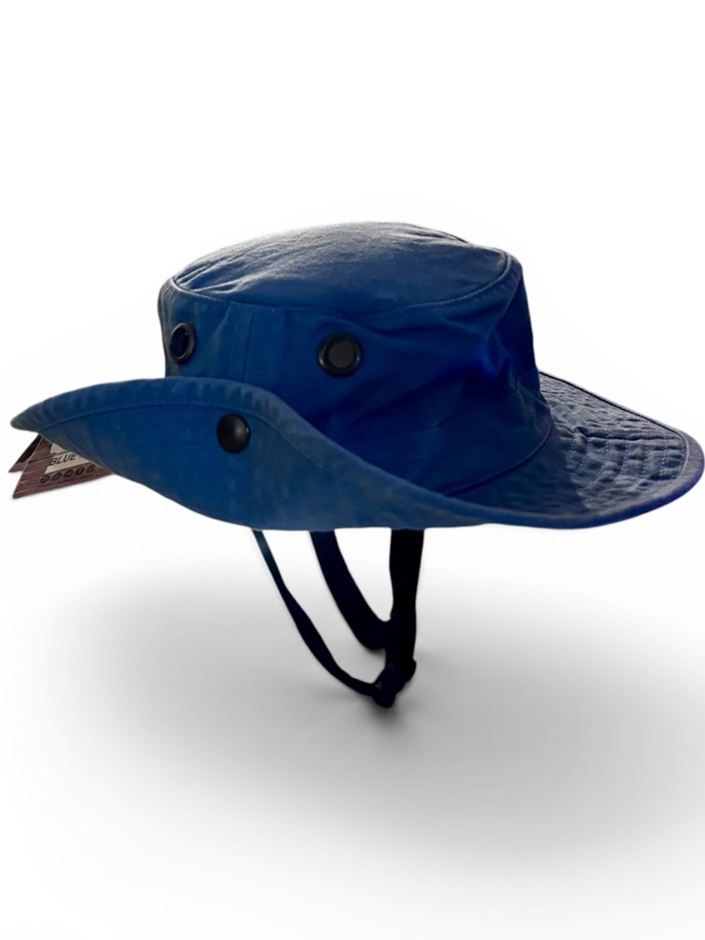 Tilley T3 Wanderer Denim Blue Hat with Chin Strap 4 Sizes to Choose From - Picture 2 of 7